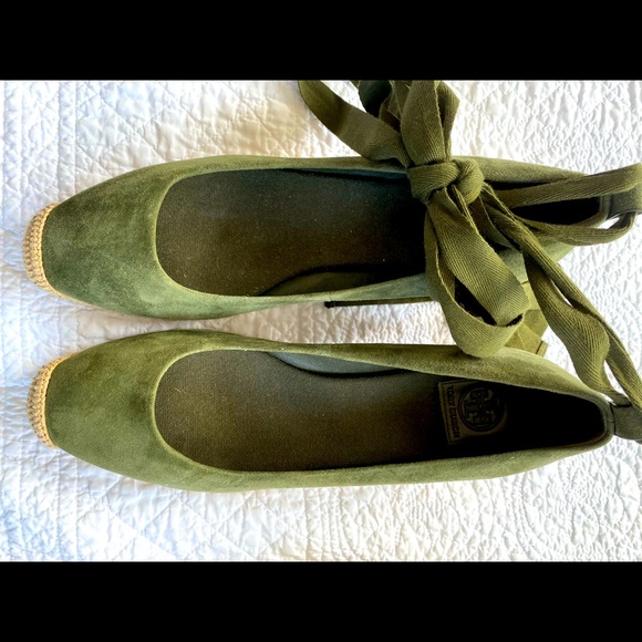 Tory Burch Suede Espadrilles